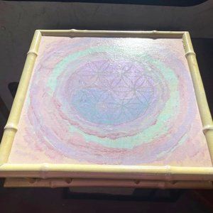 Crystal Grid Board, Hidden Yin Yang design!